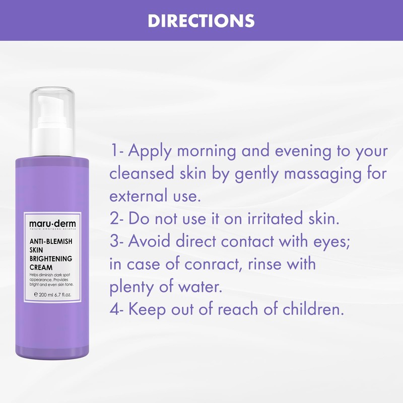 Maru.Derm Dark Spot Corrector - Anti-Blemish Whitening Hautpflegecreme 201 ml