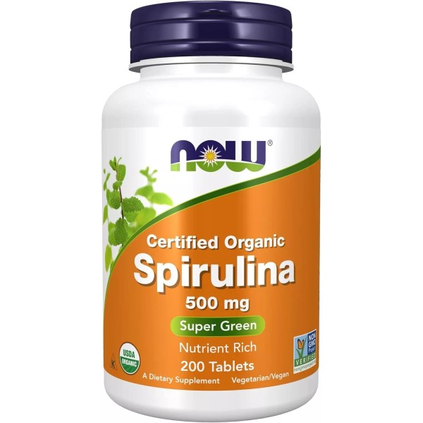 Organic Spirulina Cápsulas Espirulina orgánica de alga spirulina Pura 500mg