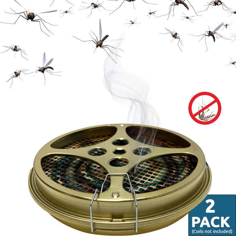 Portable Mosquito Coil Holder - Mosquito Coil & Incense Burner