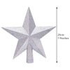 Plastic Christmas Tree Topper, Glitter Tree Star, Christmas Tree Star