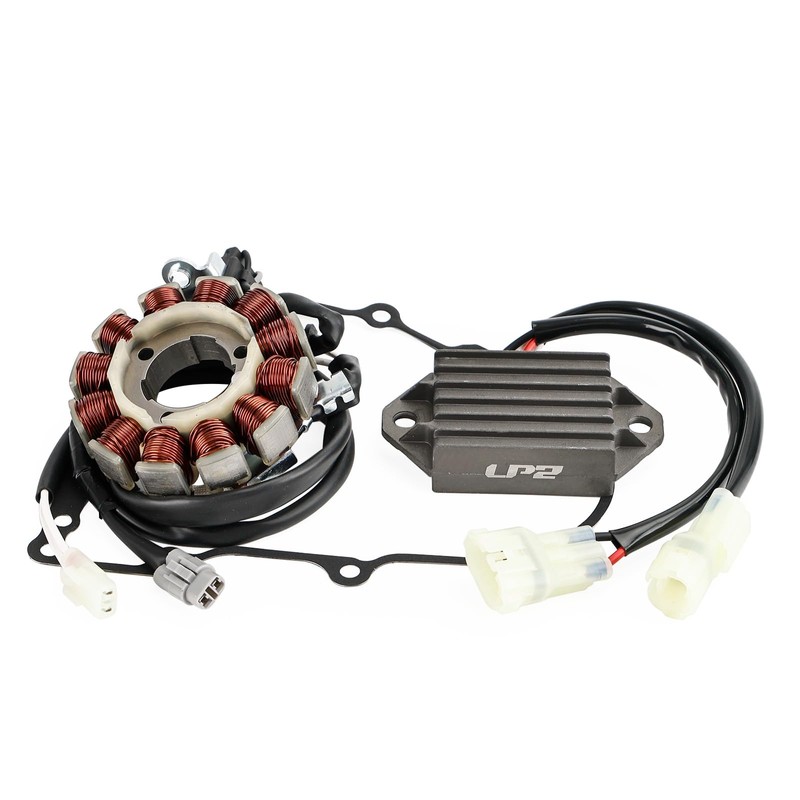 Artudatech Magneto Stator + Voltage Rectifier + Gasket Fit for