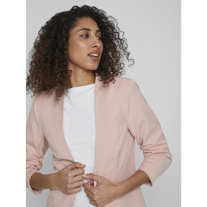 Vila VIHER New Women's Blazer 3/4 Blazer, Misty Rose