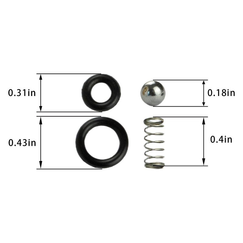 KELKONG 308452002 Pressure Washer Chemical Soap Injector Kit for Troy-Bilt