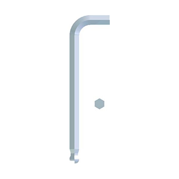 Eklind Tool 19305 5/64" Bright Ball-Hex-L Key Allen Wrench, Pack