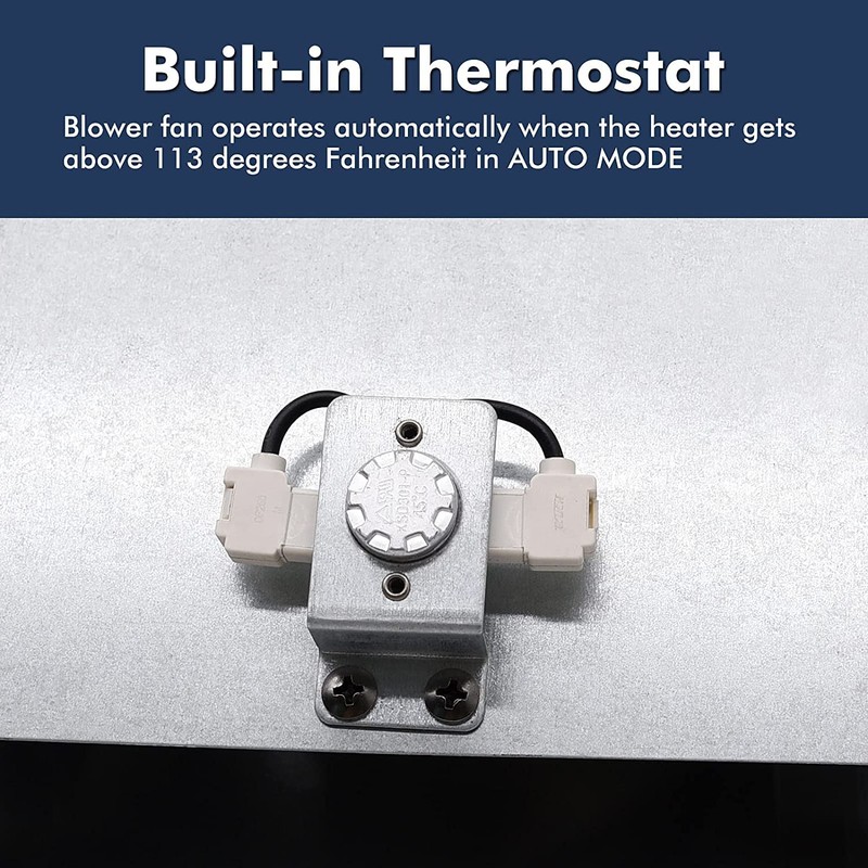 WHF100 Heater Fan, Vent-Free Wall Heat Fan for Dyna Glo