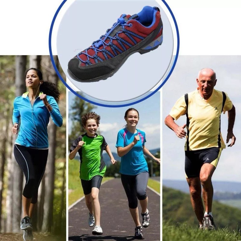 Patry Deluxe 10 Pares Agujetas Elasticas Cordones Deportivos Running