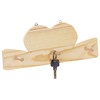 LAUBLUST Wooden Coat Rack Approx. 30 x 11 x 5