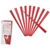 Harimaya Chopsticks, Dishwasher Safe, Non-Slip Chopsticks, 10 Pairs, Red, 8.9