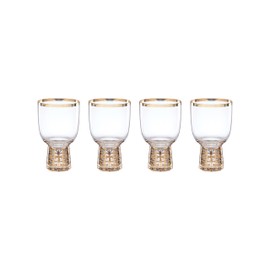 Lenox 897412 Tuscany Classics Gold Frost Wine Glasses, Set of 4
