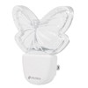 Volteck LUZ-09, Luz de noche LED mariposa, policarbonato y poliestireno,