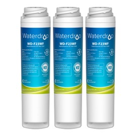 Waterdrop GSWF Refrigerator Water Filter, Replacement for GE® GSWF Smart Water 238C2334P001, Kenmore 46-9914, 469914, 9914, 3 Filters