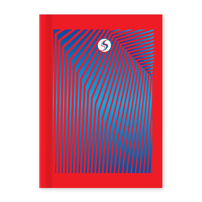 Silvine A5 Hardback Notebook, 160 Pages (80 Sheets) Ruled 8mm