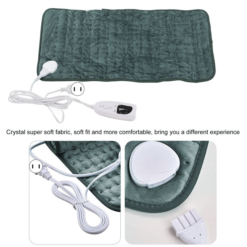 Back Electric Heating Pad 6 Levels Rapid Heating 60x30cm Soft