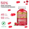 Magnesium Gummies 1000mg -Magnesium Glycinate Supplement and Magnesium L-Threonate Gummy,Sugar