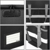 Portable 15.55" Fireproof Document Box with Zipper - Elegant Safety