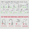 Faucet Adapter with Aerator, 3/4 Inch Garden Hose Connector, Kitchen