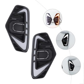 WOHAIPA LED Fog Light DRL Daytime Running Lights For Nissan Navara Np300 2021-2022 Replacement Black Housing Clear Lens