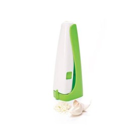 Easylife Hand Garlic Crusher, Stainless Steel Garlic Press with Integrated Cleaning Comb, Dice and Mince with One Hand, Dishwasher Safe Garlic Mincer L17.5xW7.3xD4.9cm - Fully Guaranteed
