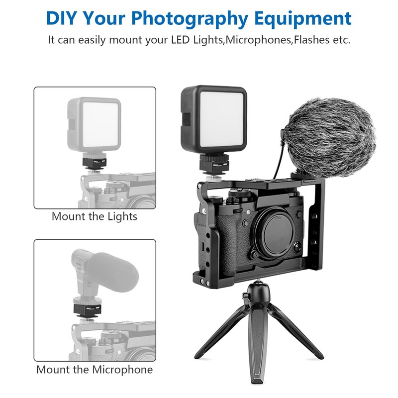 Hot Shoe Mount Adapter to 1/4" Screw Cold Shoe Mount