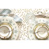 Gold Confetti Paper Table Runner 25' American Made