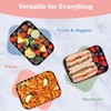 Caperci 25oz Large Stainless Steel Food Containers, 3-Pack Bento Lunch