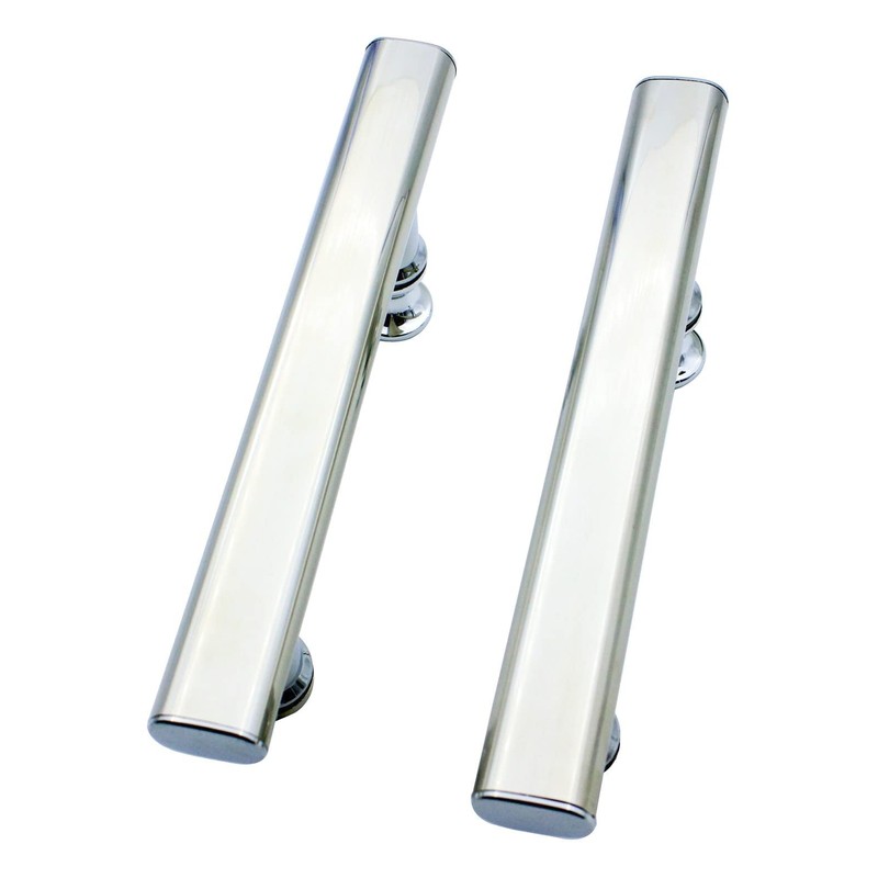 KEABATH 2 Pack Square Shower Door Handle with Plastic knobs