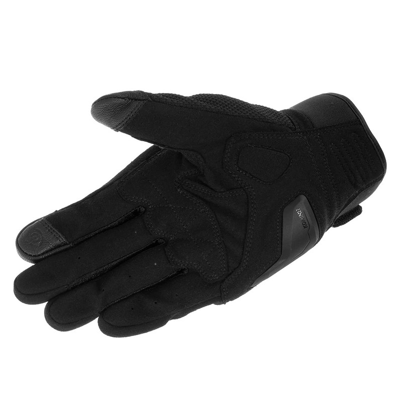 Komine GK-2563 CE Protective Leather Mesh Gloves for Motorcycles, Turtle,