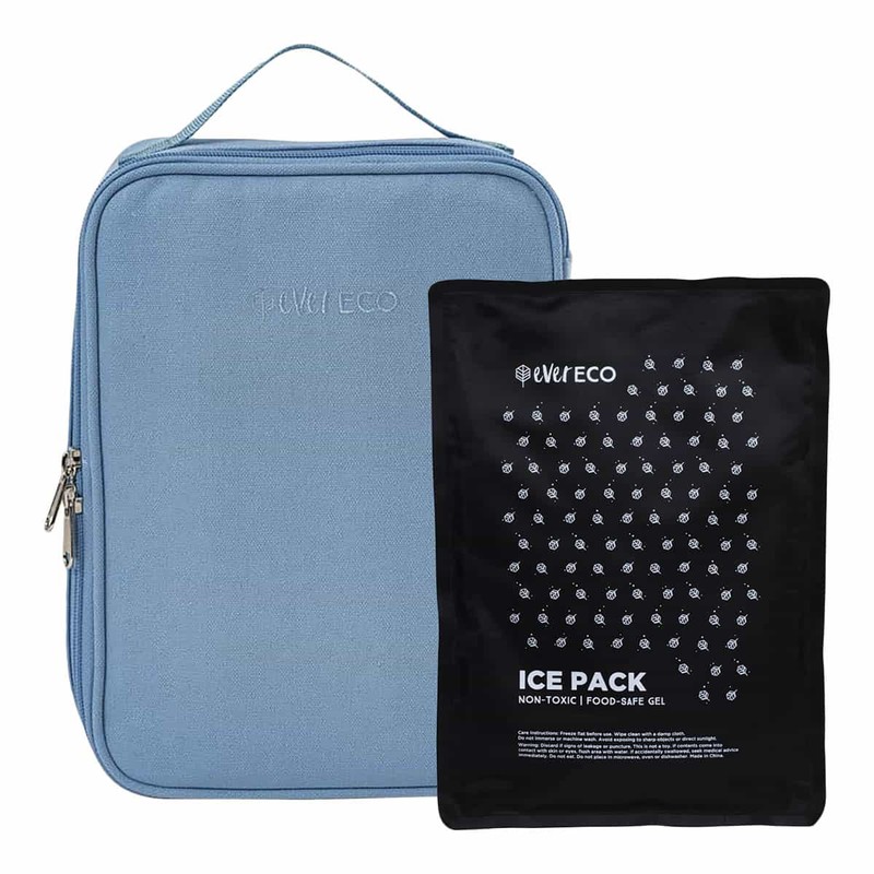 Ever Eco Insulated Lunch Bag with Ice Pack, Husk