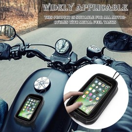 Soporte De Teléfono Para Motocicleta Resistente Al Agua,