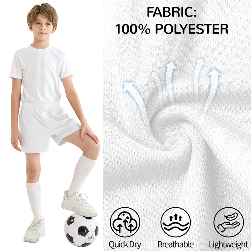 Dreammonkey - Pantalones cortos de baloncesto para niños y niñas,