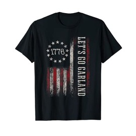 Let's Go Garland US Flag Politic Apparel Men Women Vintage T-Shirt