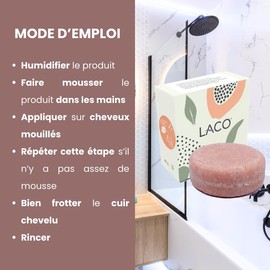 Laco -Shampoing Solid (papaye cerise)