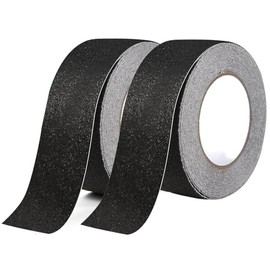 2PCS Cinta Antideslizante, Tira Antideslizante 5CM×15M, 80 Granos Cinta de Tracción Antideslizante Profesional PVC para Embarcaciones, Escaleras, Entradas de Ascensores, Cocinas, Embarca Rampas