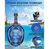 X99 Full Face Snorkel Mask for Adults, Snorkeling Gear with