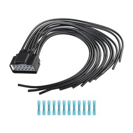 WMPHE WPT928 Wiring Kit Heated Cooled Seat Module Connector Wire Assembly 3U2Z-14S411-ZMB Compatible with Ford F150 F250 F350 F450 F550 Edge Flex Lincoln MKC MKS MKT MKX MKZ Navigator Mercury Milan