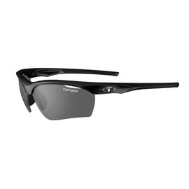 Tifosi Vero Sunglasses Gloss Black-Smoke/AC Red/Clear, One Size