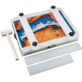 Epoxy Resin Mold Large Rectangle, Kalinta 16x 12x 2.6inch Reusable Epoxy Resin Form for Table,Cutting Board