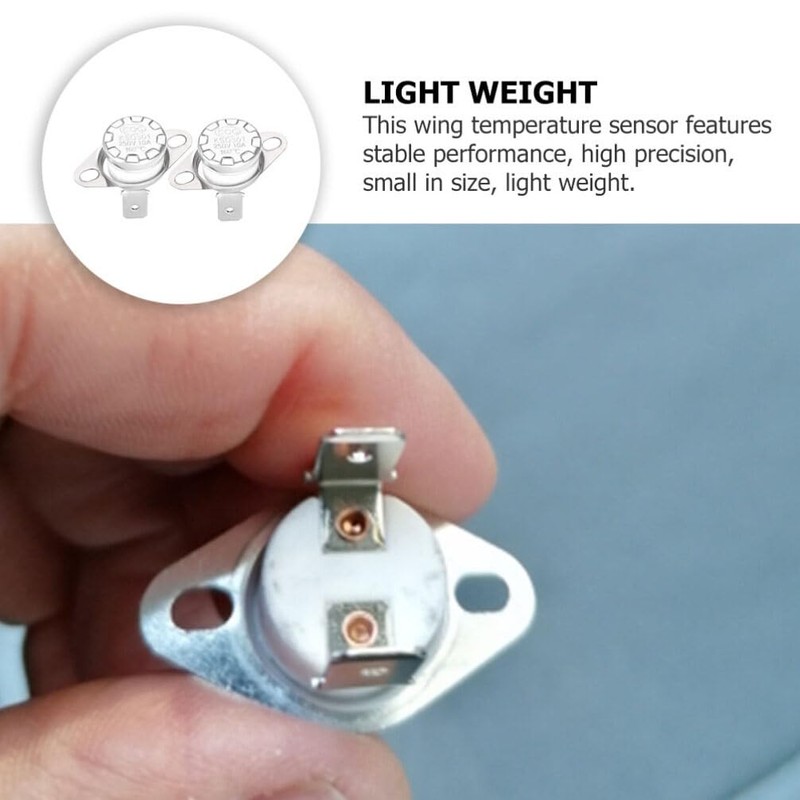 iplusmile 2 Pzas Interruptor Térmico KSD301, Termostato 160 °C Interruptor