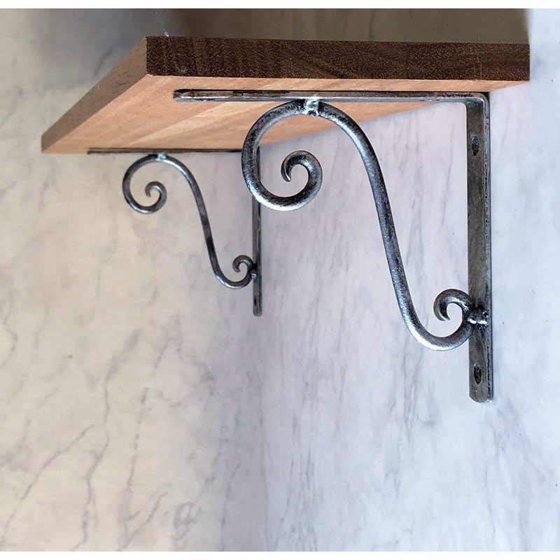 MASOUDITRADING Shelf Bracket, 5.1 inches (13 cm), Set of 2,