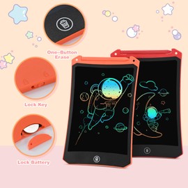 RaceGT Magic Board Toy from 1 2 3 4 5 6 7 8 Years, Painting Board Travel Games Children LCD Writing Board Magic Painting Children Gifts for Girls Boys Painting Tablet Children Drawing Tablet