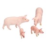 Simulation Farm Pig Animals Model Figures Toy Set Preschool Educational