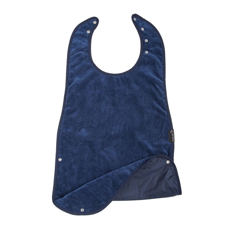 Mum2Mum Plus Special Needs Super Sized Navy Feeding Apron for