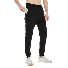 Idtswch 34/36/38/40 Long Inseam Mens Tall Sweatpants Fleece-Line Extra Long Joggers Pant with Zip Pockets