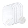 TILLYOU Waterproof Changing Pad Liners 6 Pack, 100% Cotton Reusable