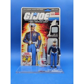 G.I. Joe Vintage Backer Acrylic Display Base  No Toy 4 Sale