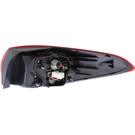 CarLights360 For Kia Forte Tail Light 2017 2018 Driver Side Sedan Bulbs Included DOT Certified KI2804134 | 92401 B0600