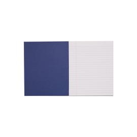 Rhino Stationery Exercise Book | 8 X 6.5 | 48 Page | 8mm Lined with Margin | Dark Blue | Learning Resources | School Books | Pack of 10, VEX342-202-8