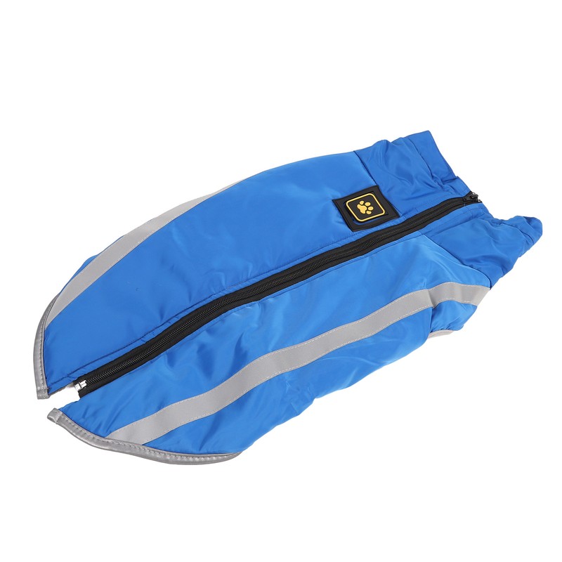 Dog Jacket Polyester Reflective Autumn Winter Warm Comfortable Pet Warm