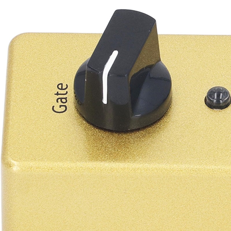 Noise Gate Pedal, Noise Reduction Effect Pedal with LED Indicator,