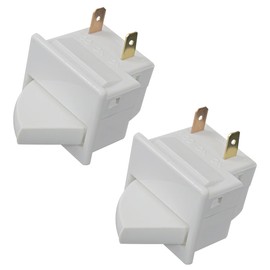 WELURE 2-Pack 2-Pin Refrigerator Door Light Switch Fit for Frigidaire Kenmore Refrigerator AP2113900 PS427069